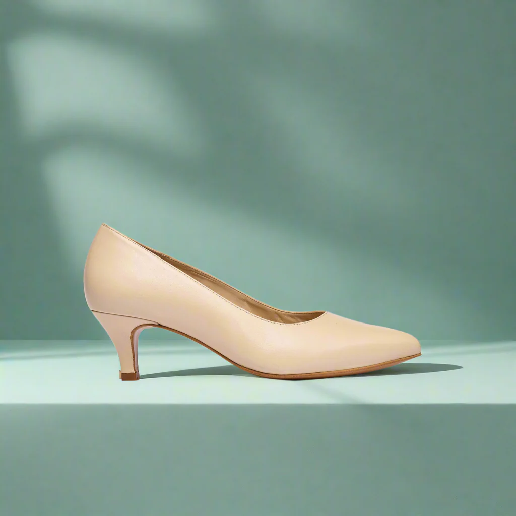 Ava - Light Beige Leather Pumps